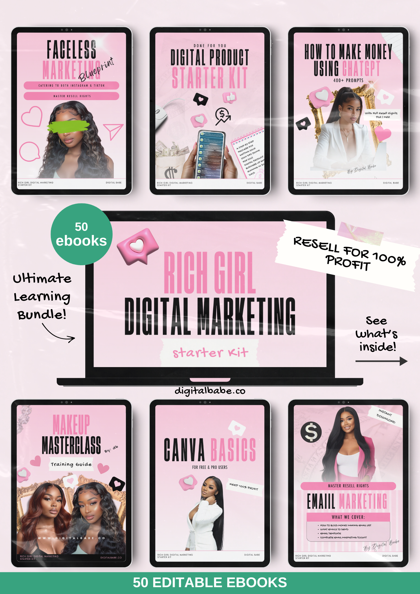 Done for you digital product digital marketing mrr Plr ebook