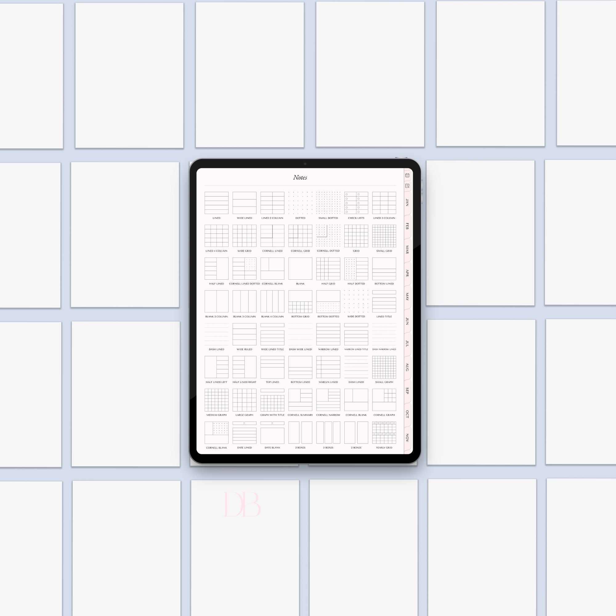 Rich Girl Business Planner – Digital Planner for Women Entrepreneurs, Boss Babe Planner, GoodNotes & iPad Compatible