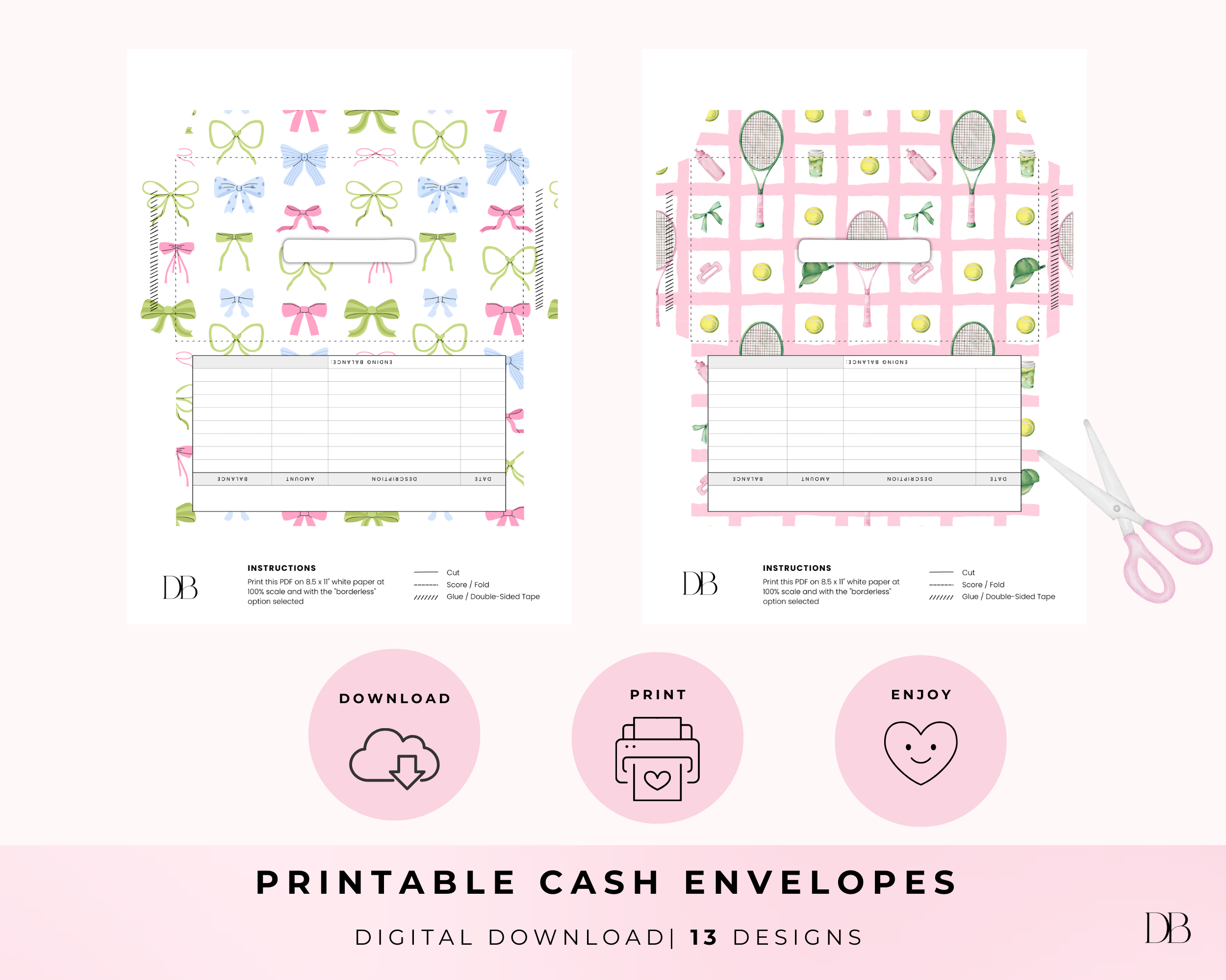 Cash Stuffing Envelopes (Printable)