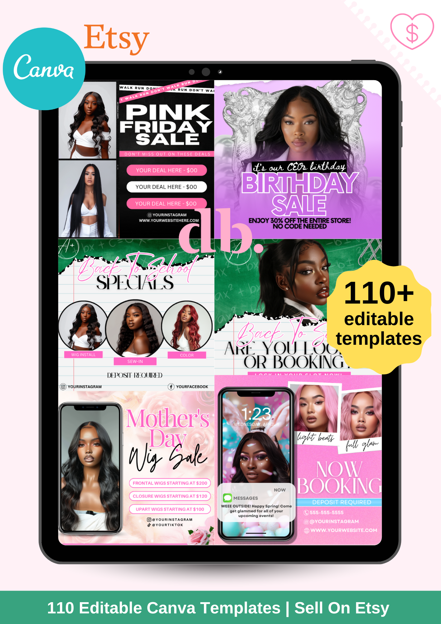 110 Canva Flyer Bundle (With Resell Rights) - PLR