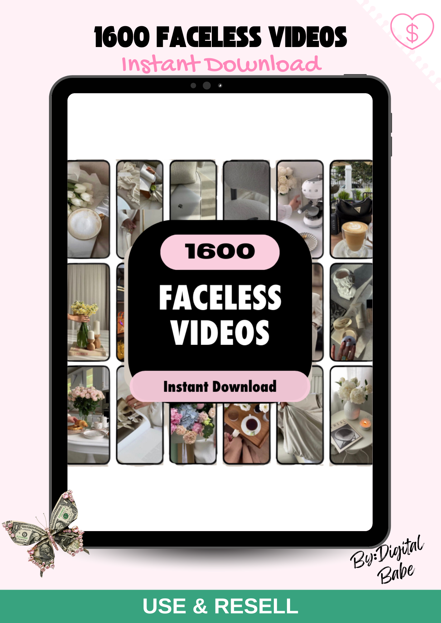 Faceless Aesthetic reel Videos