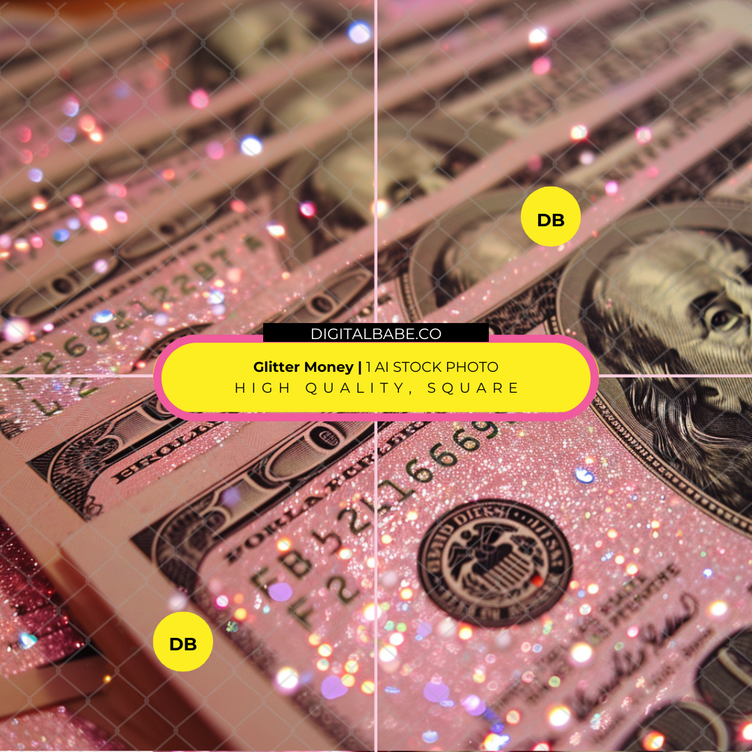 GLITTER PINK MONEY Background / Wallpaper 2 (not for resell)