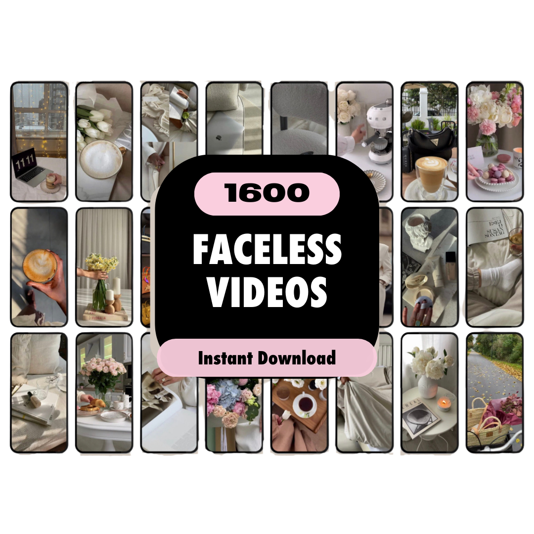 Faceless Aesthetic reel Videos