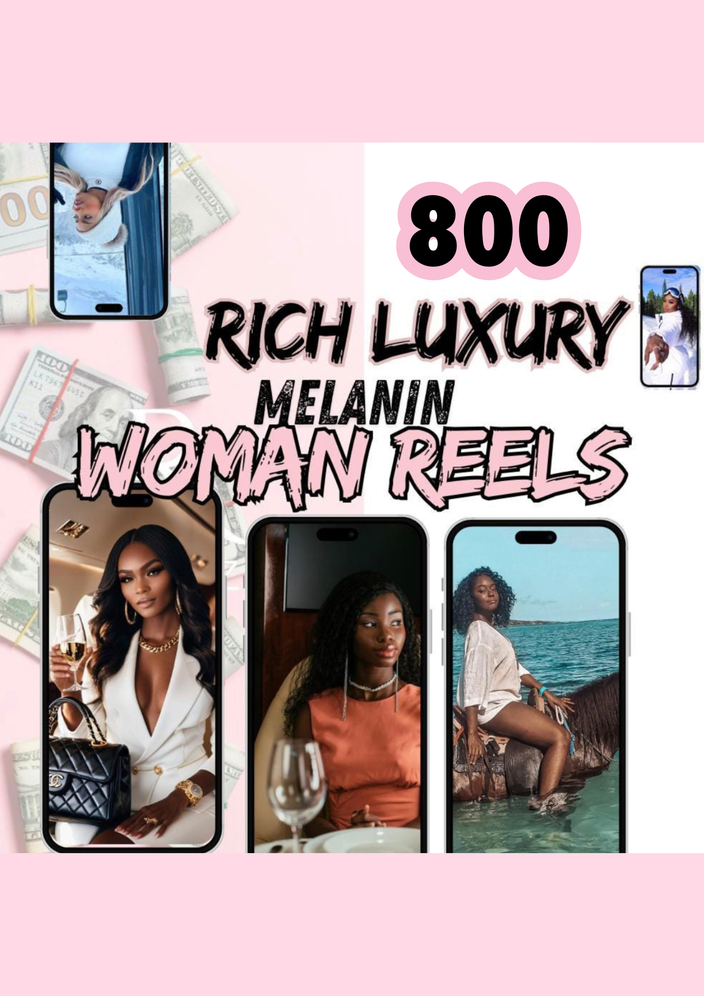 800 Melanin Reels (with resell rights)