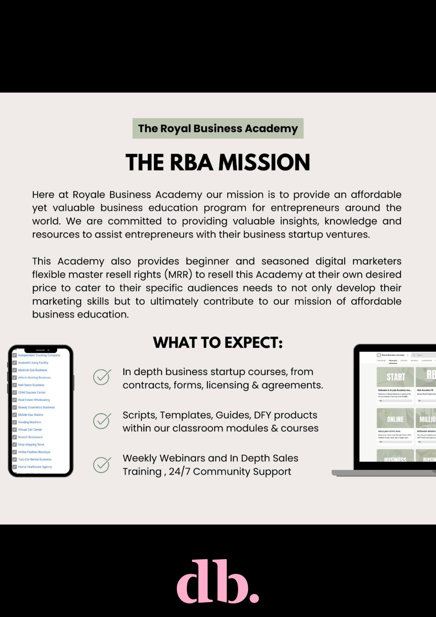 Royale Business Academy RBA - Digital Babe