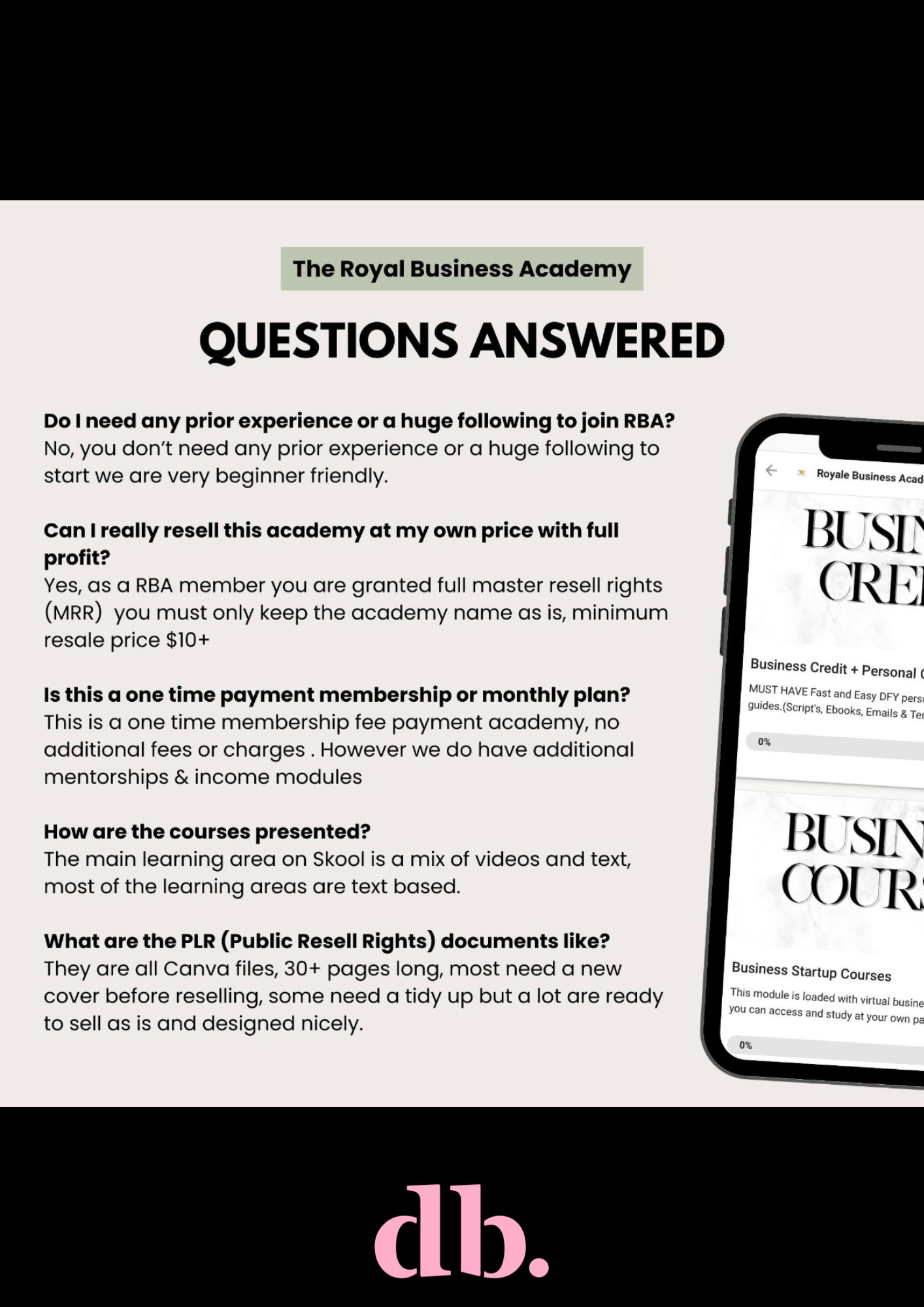 Royale Business Academy RBA - Digital Babe