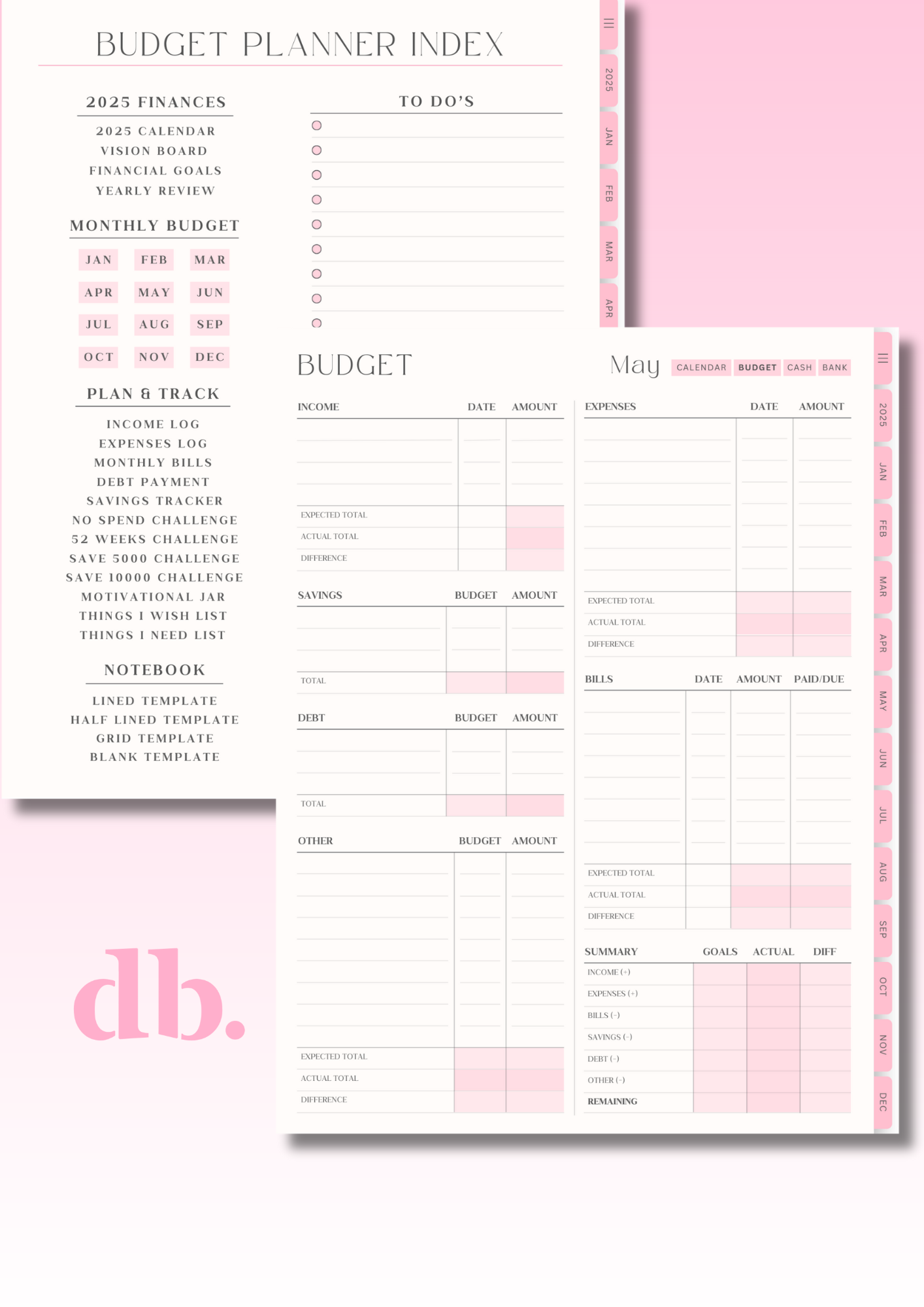 2025 Budget Planner - With Resell Rights - PLR